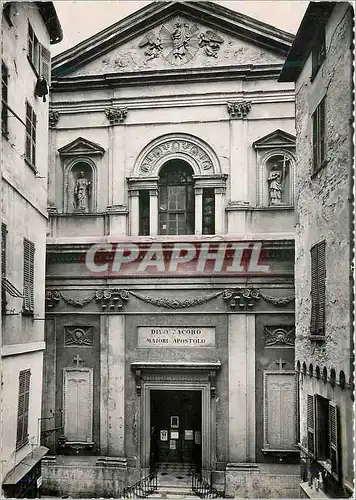 Cartes postales moderne Nice L Eglise du Gesu rue Droite Monument historique du xvi siecle La Facade