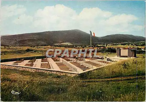 Moderne Karte Vassieux en Vercors Drome Le Cimetiere National Militaria