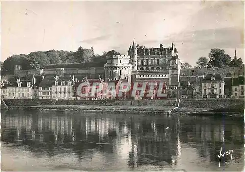 Moderne Karte Amboise Indre et Loire Le Chateau et la Loire