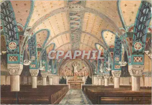 Cartes postales moderne Basilique de Lisieux Vue generale de la Crypte