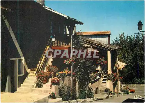 Cartes postales moderne Thonon Les Bains En descendant au la vielles maisons fleuries a Rives