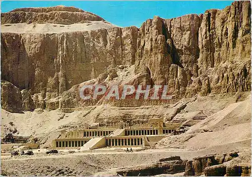 Moderne Karte Louxor Deir El Bahari Temple de Hatchepsout