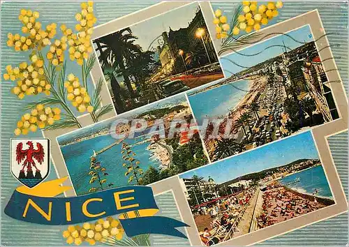 Cartes postales moderne La Cote d Azur Nice Le Casino de nuit Vue generale