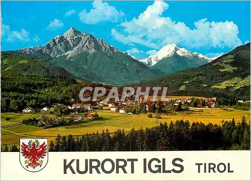 Moderne Karte Kudort Igls Tirol