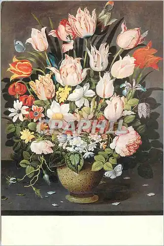 Cartes postales moderne Osias Beert the Elder A Vase of Flower Panel Robert Noortmann Gallery