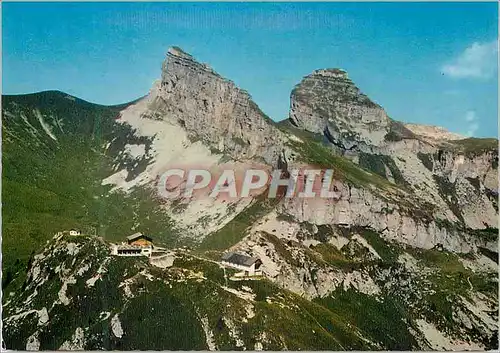 Cartes postales moderne Leysin Tour d Ai et Tour de Mayen Restaurant de la Berneuse