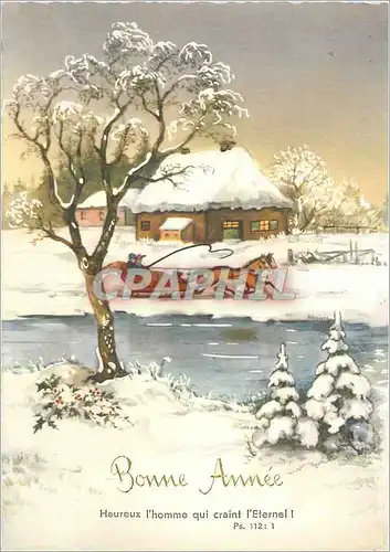 Cartes postales moderne Bonne Anne Heureux l homme qui craint l Eternel I