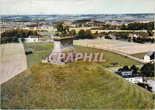 Moderne Karte La Butte de Waterloo Vue aerienne De bewel Lion