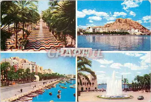 Cartes postales moderne Alicante