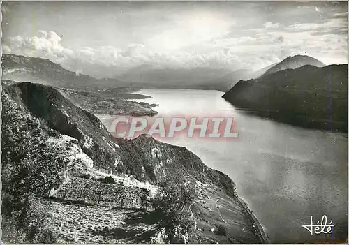 Cartes postales moderne Vue panoramique d Aix Le Lac et les Montagnes vus de la Chambotte
