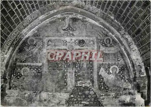 Cartes postales moderne Le Puy en Velay Cloitre de la Cathedrale Chapelle des Morts Le Crucifiement Fresque fin