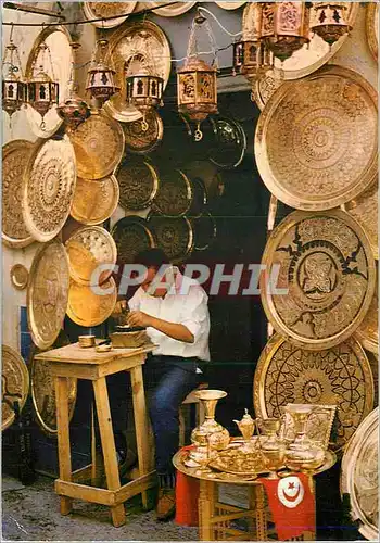 Cartes postales moderne Tunis Copper handicraftsman in the Souks
