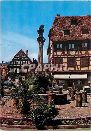 Cartes postales moderne Molsheim Bas Rhin La fontaine place de l hotel de ville