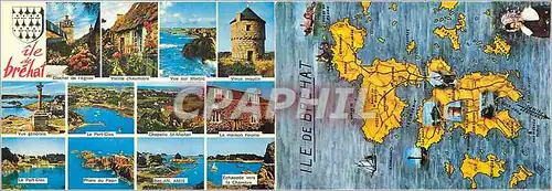 Cartes postales moderne Ile de Brehat La Bregatine Air de la Madelon Folklore