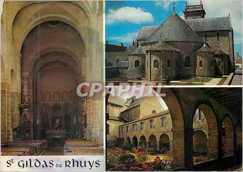 Cartes postales moderne St Gildas de Rhuys En Bretagne Le Coeur Le Chevet Le Cloitre