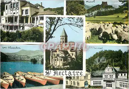Cartes postales moderne L Auvergne Pittoresque Saint Nectaire Lac Chambon Murol Etablissement thermal