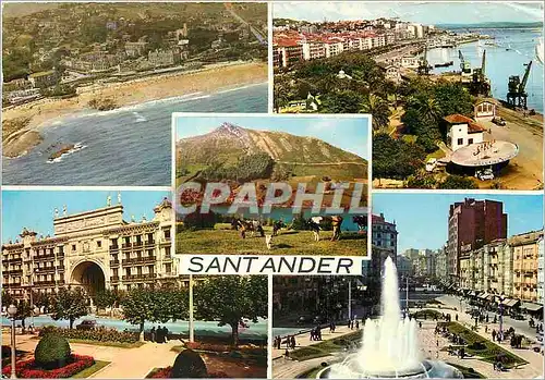 Cartes postales moderne Santander