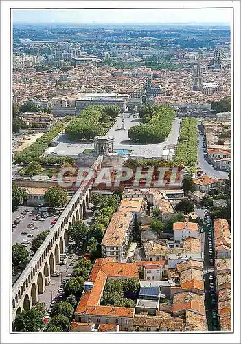Cartes postales moderne Capitale du Languedc Montpellier Les Arceaux et le jardin du peyron
