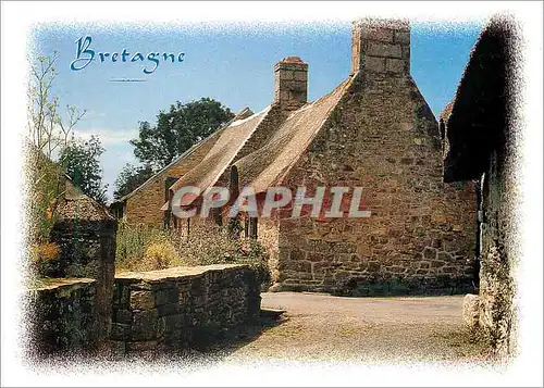 Cartes postales moderne La Bretagne Pittoresque A proximite de Pont Aven Le Village de Kerascoet en Nevez