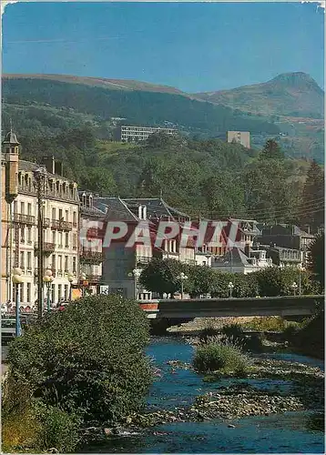 Moderne Karte L Auvergne Touristique La Bourboule Vue partielle La Banne d Ornache