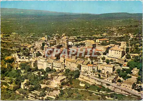 Moderne Karte Gordes Vaucluse Vue generale