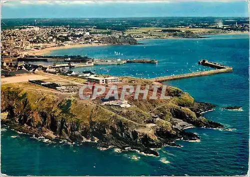 Cartes postales moderne Granville Manche Le roc et le port