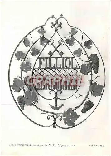 Cartes postales moderne Filliol Serrurier