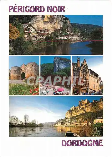 Cartes postales moderne Dordogne En Perigord Noir La Roque Gageac Domme Vitrac Sarlat Beynac