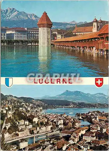 Moderne Karte Lucerne