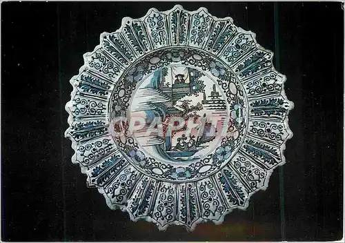 Cartes postales moderne Marseille Musee Cantini Galerie de la Faience Plat a bord godronne St Jean du Desert Marseille x