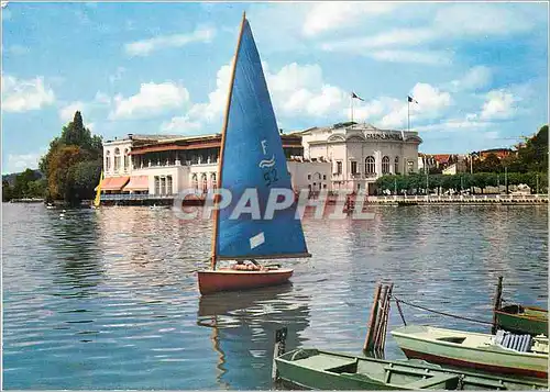 Moderne Karte Enghien Les Bains Val d Oise Lac et Casino