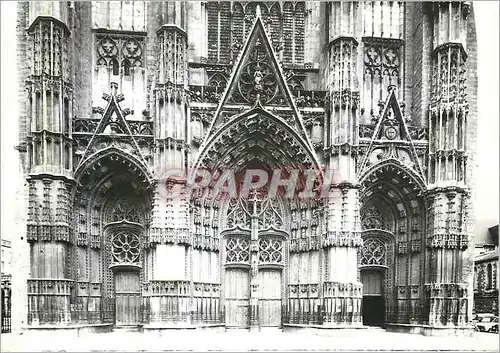 Cartes postales moderne Tours Cathedrale Saint Gatien Portails de la facade occidentale