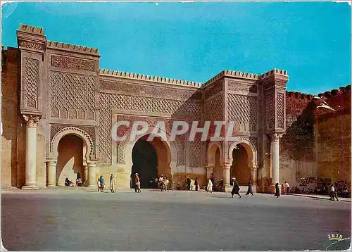 Moderne Karte Meknes Bab Mansour