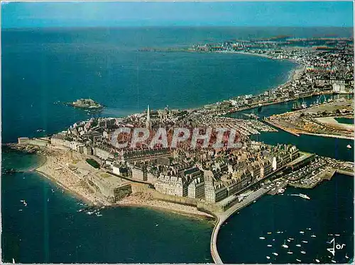 Cartes postales moderne La Bretagne en Couleurs Saint Malo Vue generale