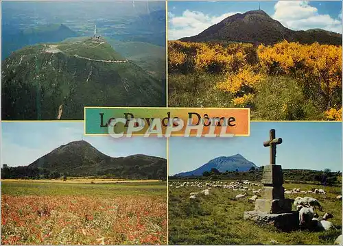 Moderne Karte Le Puy De Dome Le plus ancien et le plus eleve de la chaine des Puys ou Monts Domes