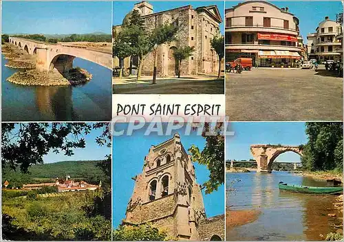 Cartes postales moderne Pont Saint Esprit Gard Souvenir