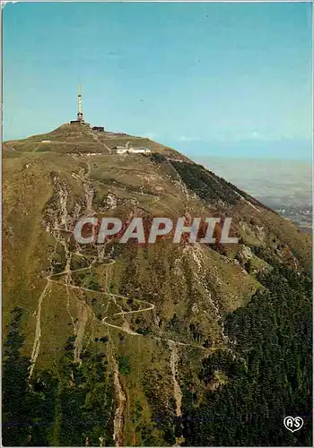 Cartes postales moderne L Auvergne Pittoresque Le Puy de Dome Vue aerienne sur l ancienne Voie Romaine