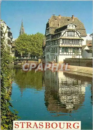 Moderne Karte Strasbourg Le Bain aux Plantes