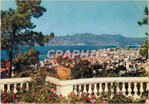 Cartes postales moderne La Cote d Azur Cannes Vue panoramique sur Cannes le Golfe de La Napoule et l Esterel