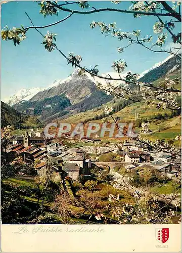 Moderne Karte La Suisse Radieuse Orsieres et le Val Ferret