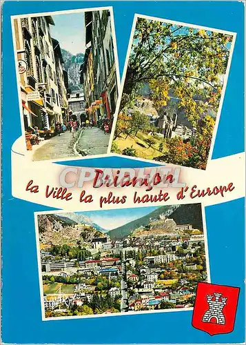 Cartes postales moderne Briancon La plus haute Ville d Europe La Grande Gargouille Echappee sur la Cathedrale Vue genera