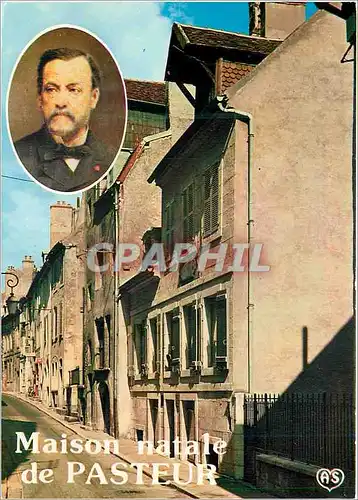 Cartes postales moderne Maison natale de Pasteur La Franche Pittoresque Dole Jura Rue Pasteur lci est ne Louis Pasteur l