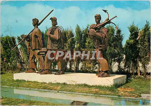 Moderne Karte Laredo Santader Monument to the fisherman