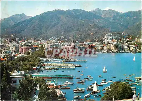 Moderne Karte Rapallo Riviera orientale Vue generale