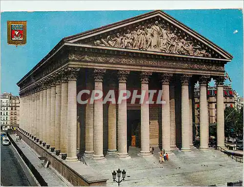 Cartes postales moderne Paris the madeleine church contructed