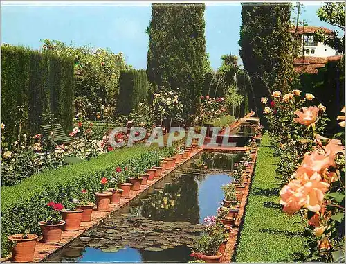 Cartes postales moderne Granada Generalife Detalle Jardines Nueves