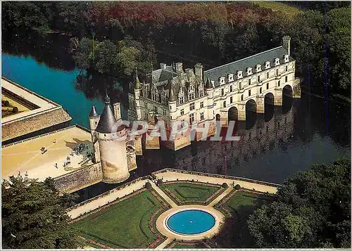 Cartes postales moderne Chateaux de la Loire Chenonceau Chateau Renaissance construit par Thomas Bohier