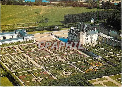 Cartes postales moderne Chateaux de la Loire Villandry Indre et Loire Le Chateau et les Jardins Renaissance
