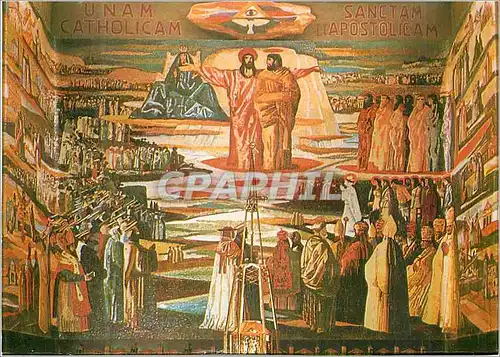 Cartes postales moderne Nazareth The Church of the Annunciation Central Mosaic