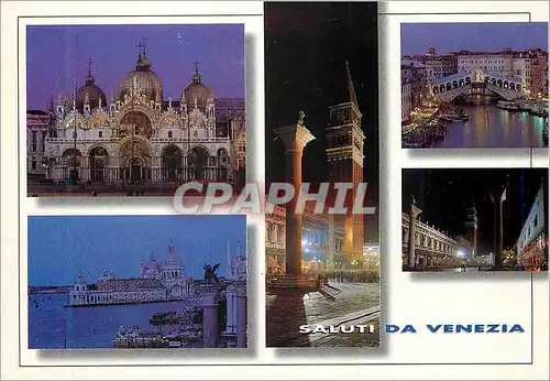 Cartes postales moderne Saluti da Venezia Basilica di Sant Marco